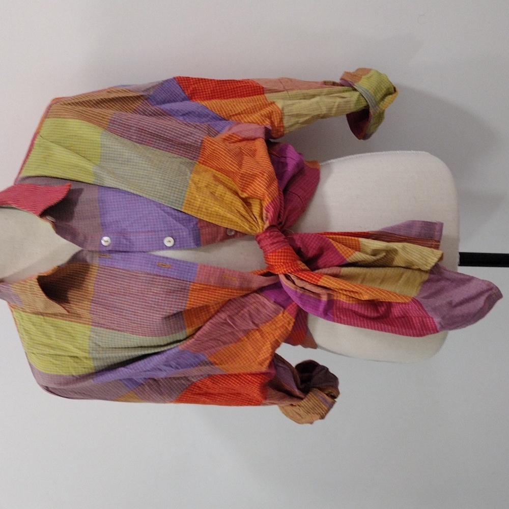 Bohme Oversized Cotton Colorblock Blouse